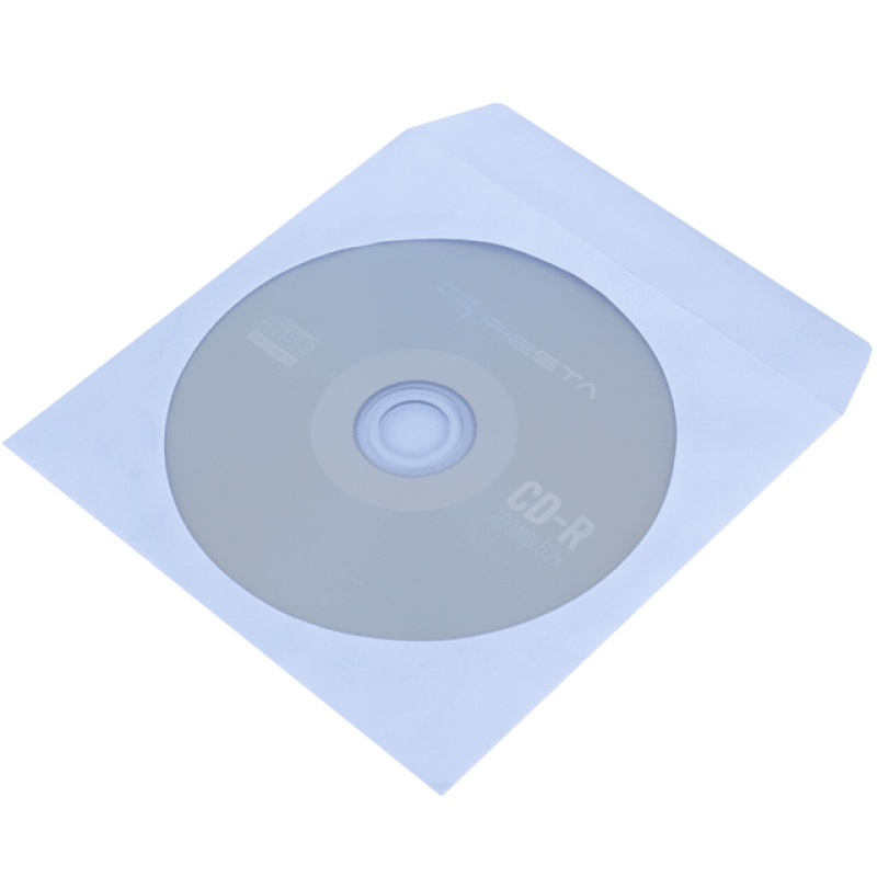 Set CD-R + plic hartie gumat cu fereastra
